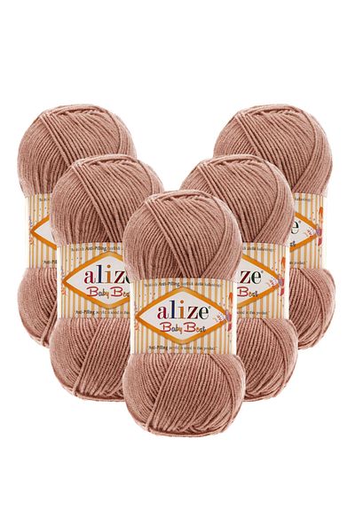 Alize Baby Best 5 τεμαχίων 354 Ροδονίτης Πέτρα Πλεκτό Κλωστή
