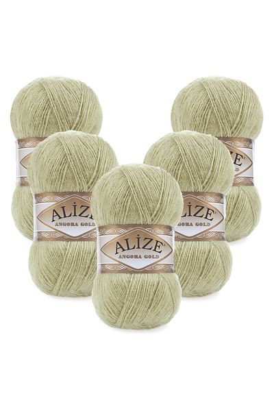 Alize Angora Gold 5 τεμαχίων 267 Çağla Πράσινο Πλεκτό Νήμα