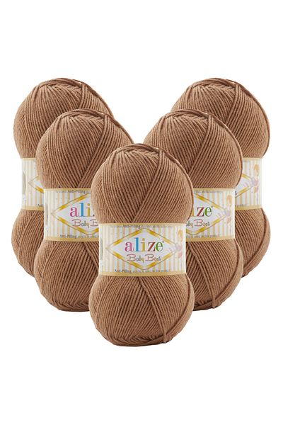 Alize Baby Best 5 Pack 824 Milk Coffee Πλεκτό Χέρι Νήματα