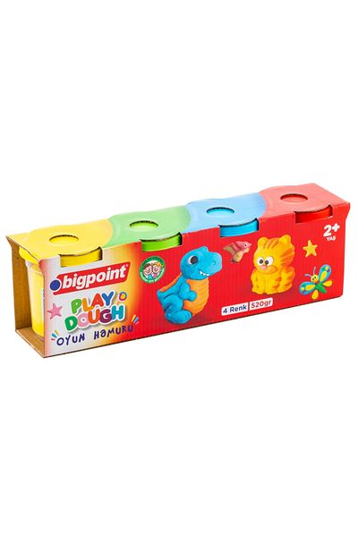 Bigpoint Play Dough Set of 4 520 Grams X 6 Pieces