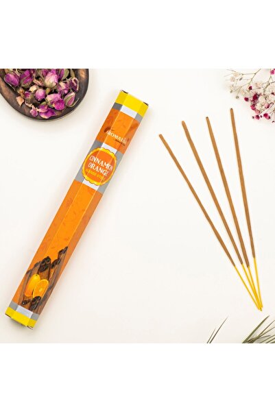 Aromatika Tarçın & Portakal Aromalı Doğal Premium Çubuk Tütsü