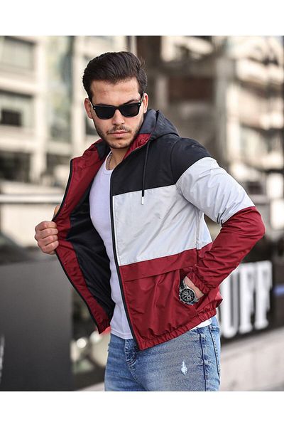 highlevel 3-Colored, Partial Hooded and Water-Resistant Seasonal Coat