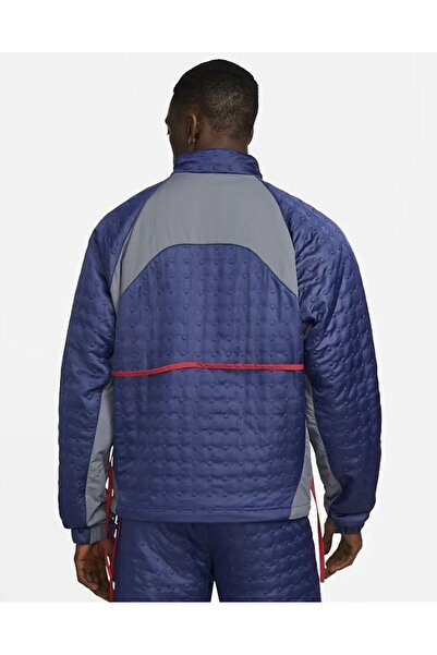 Nike Air Jordan CLOT Woven Full Zip Ceket Lacivert Kırmızı DJ9742-414