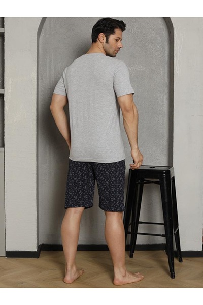 CLQTH Чоловічий преміум-комплект піжами з м'якою тканиною та кишенями