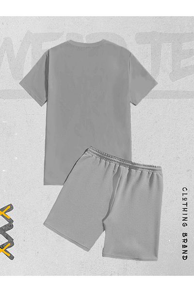 WEARTEX New Season 2-Piece Fear Kills Printed Shorts T-shirt Set Unisex