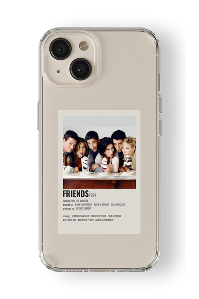 Multitronic Iphone 13 Uyumlu Friends Palaroid Poster Tasarım Baskılı Şeffaf K...