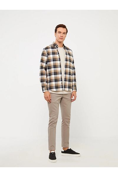 LC Waikiki LCWAIKIKI - Κλασικό στενό ανδρικό παντελόνι Chino