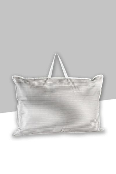 ESTİ Gray Striped Pillow Storage Bag 67 X 45 Cm