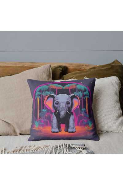 DNR HOME Husă de pernă cu model elefant