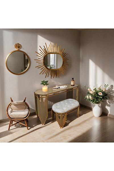 Ekgconcept Piyano Model Lüx Dresuar Takımı Paslanmaz Kararmaz Lak Kaplama