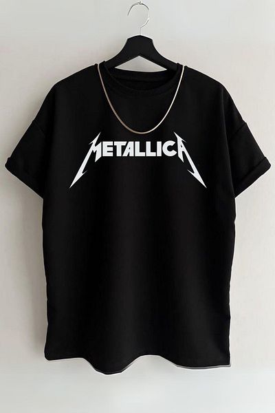 AMMA Μπλουζάκι Unisex Metallica Printed 100% Cotton Premium Fabric