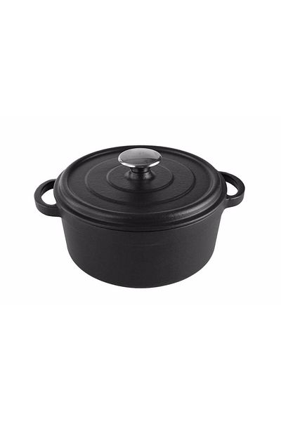Porland Sapore Black Cast Deep Pot 24 Cm 04fst002572