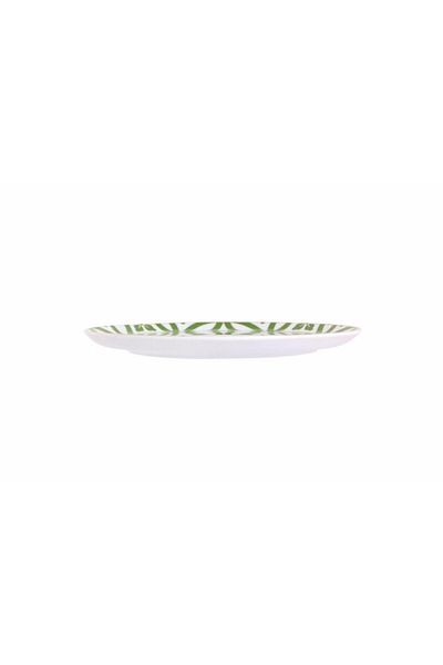 Porland Morocco Pattern1 Green Flat Plate 20 Cm 04a P018853
