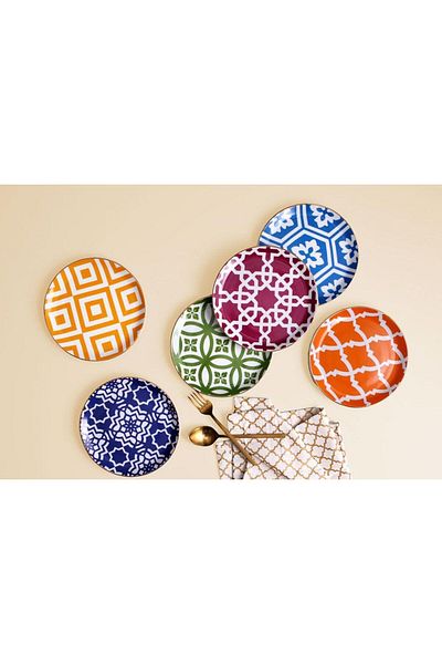 Porland Morocco 6 Piece Cake Set 18 Cm 04a P021772