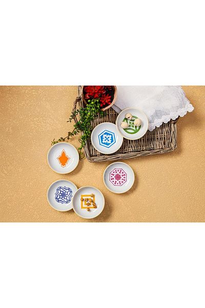 Porland Morocco 6-Piece 10 Cm Mini Bowl Set - 04a P 021978
