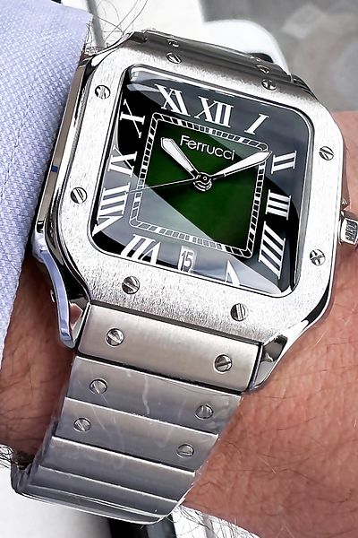 Ferrucci Steel Cord Men's Wristwatch Bracelet Gift Wlg982