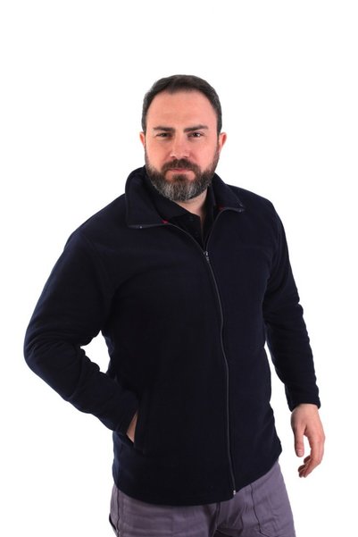 ESER İŞ GÜVENLİĞİ Fermuarlı Polar Mont - Lacivert