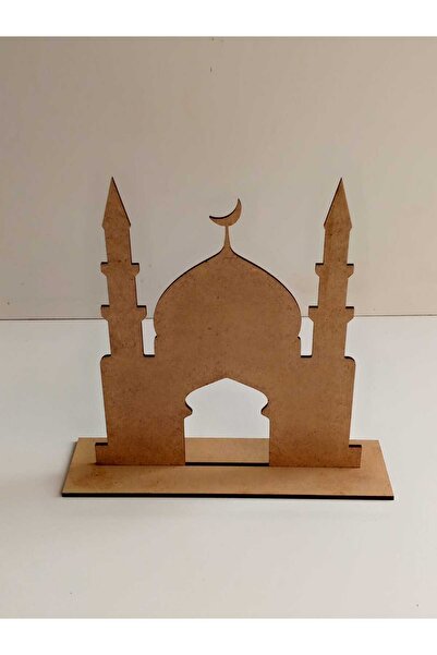 AllFayLazer Cami Standı Dekoratif Ham Mdf Boyanabilir Çocuk Etkinlikleri Öğrenci Boyama