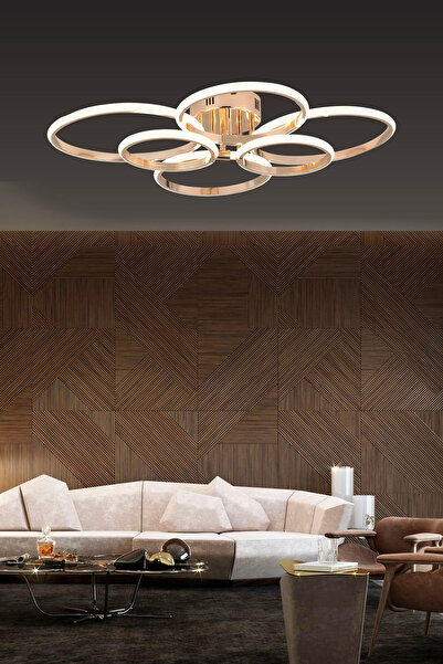 LEDSARAYI Modern Plafonyer Led Avize 3 Renk 130W