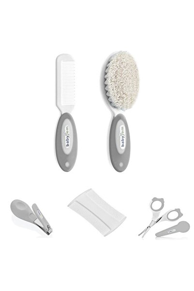 Babyjem Bebek Bakım Seti 4'lü - Fırça Tarak + Tırnak Makası + Çıt Çıt Tırnak ...