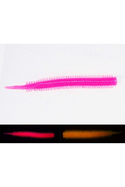 FIIISH Fujin Yummy Sandworm 7cm Silikon Yem - Pink Glow