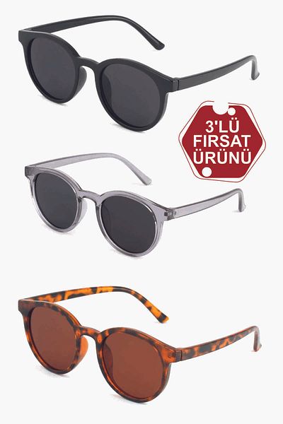 ModaLand NEW SEASON Sunglasses 3-Piece Deal Set