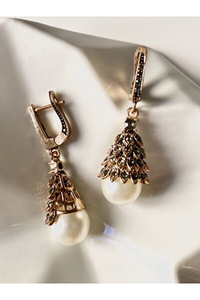 FAYRA ACCESSORIES Salkım Mayorka İnci Küpe