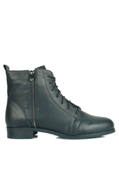 Fitbas 6574 014 Γυναικείες μαύρες μπότες μεγάλου και μικρού μεγέθους