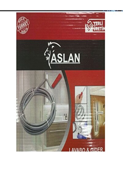 EraycanYapıMarket Aslan 8 Metre Lavabo Ve Gider Boruları Açma Sustası Teli