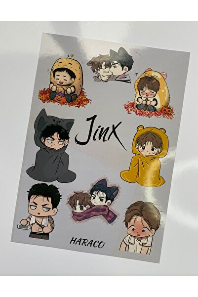 Hara Company Autocolant anime Jinx dimensiune A5 (NU TĂIAT)