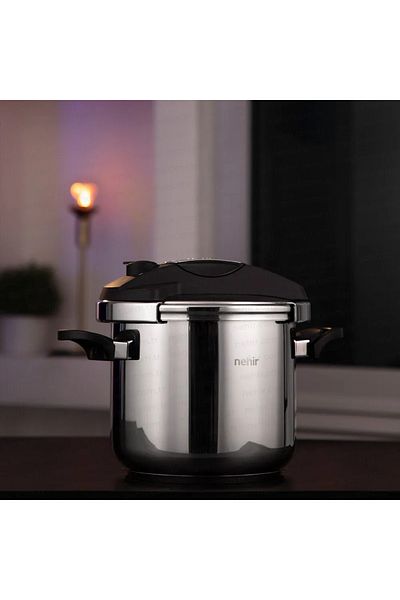 Nehir Silver Matic Pressure Cooker 5 Liters