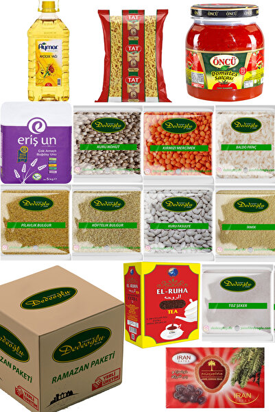 DEDEOĞLU GIDA Mega Büyük Boy Ramazan Kolisi 14 Parça