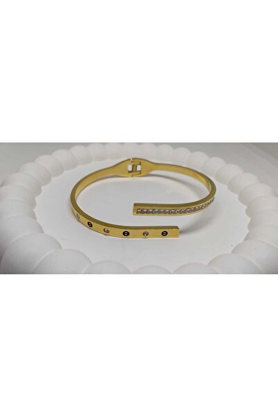 FOR YOU TAKI by Ezgi سوار نسائي أنيق من الفولاذ المقاوم للتشويه