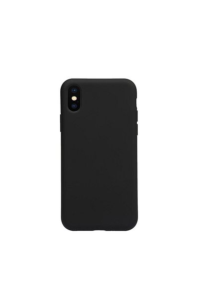 Merwish غطاء حماية من السيليكون متوافق مع هاتف Apple Iphone Xsmax مع شعار مخملي باللون الأسود