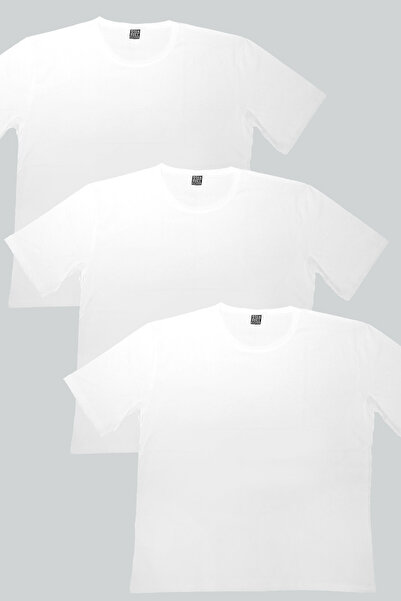 ROCKANDROLL Απλό λευκό Oversize γυναικείο μπλουζάκι Eco Πακέτο 3