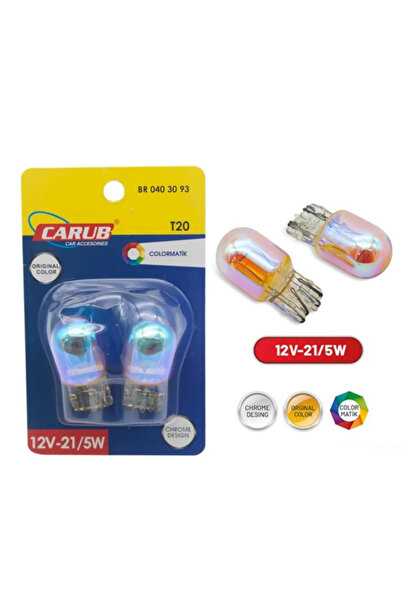 FV-TUNİNG Diadem Turuncu Ampul T20 Sinyal Gündüz Farı