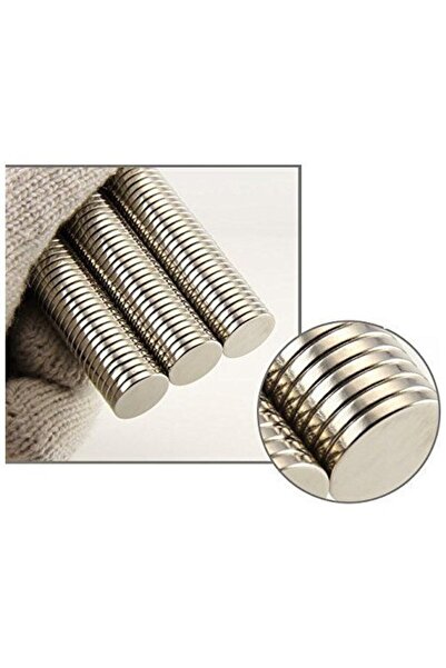 Dünya Magnet Yuvarlak Neodyum Mıknatıs, 10x1,5 Mm, Güçlü Magnet - 25 Adet