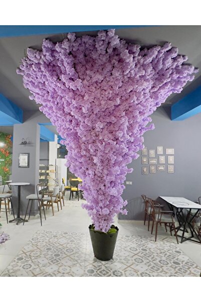 İremÇiçekçilik Metal saksıda yapay ağaç köşe çiçeği yapaycicekuygula