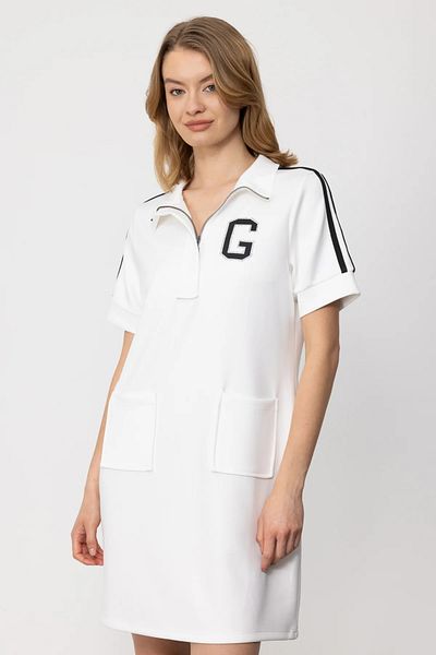 On Fashion Κοραλί Πολύχρωμο Φόρεμα Ekol 36483