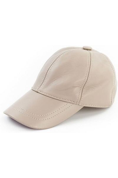 derikem 100% Genuine Leather Unisex Leather Cap Adjustable Hat