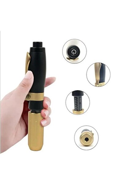 ED BEAUTY STORE Yüz Dolgu Kalemi Iğnesiz Dudak Doldurma Dolgunlaştırma Cihazı Mezoterapi Pen Tabancası