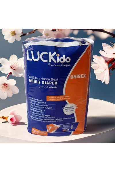 Satış Diyarı Large Size Adult Diapers Large Flexible Waistband Leak Proof Liquid Proof and Odor Prevention 7 Pieces