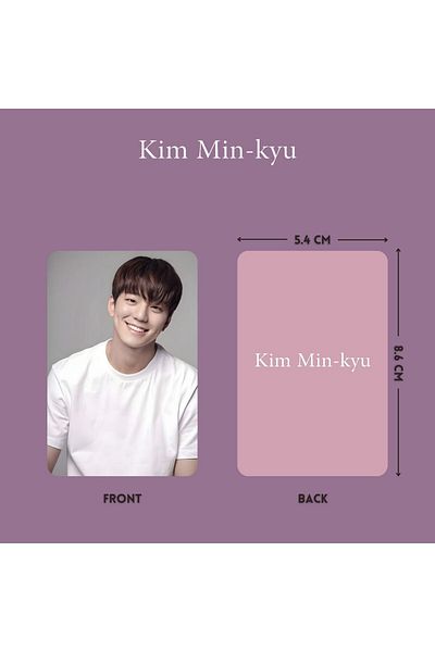 Kpop Dünyasi KDrama '' Kim Min Kyu'' Photocards Set