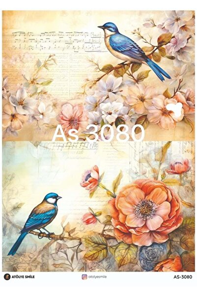 Atölye Smile As3080 موديل 30x42 ديكوباج نحاسي