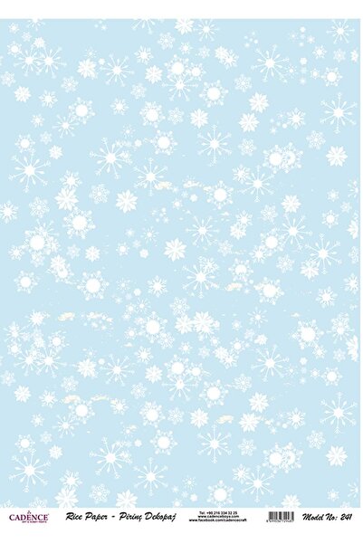 Cadence سلسلة رأس السنة الجديدة 241 ديكوباج نحاسي - 30x42