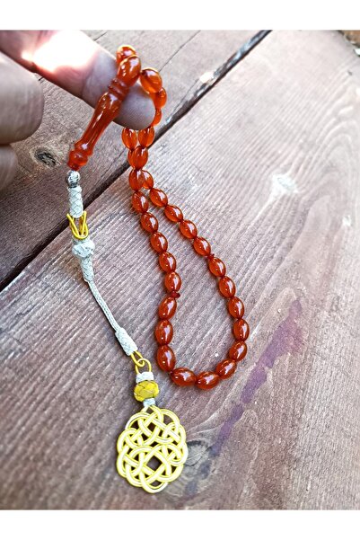 kehribazar sıkma kehrıbar tesbıh kazaz gümüş püsküllü özel kutulu belgelı