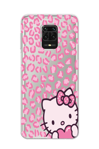 Magic Ring Redmi Note 9 Pro / 9s Uyumlu Pembe Leopar ve Hello Kity Tasarımlı ...