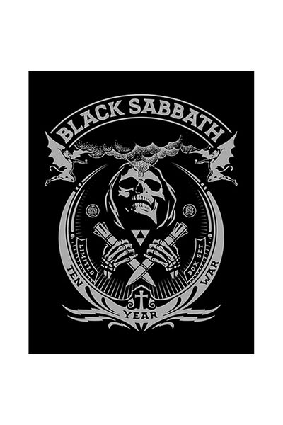 Z zepplin Black Sabbath Ten Year War Patch mare pentru spate