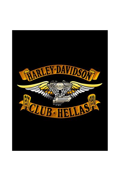 Z zepplin Patch Harley Club Hellas Big Back