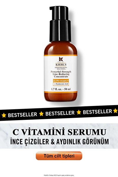 Kiehl's Kırışıklık Karşıtı İnce Cizgi Görünümünü Azaltıcı C Vitamini Serum 50 ml